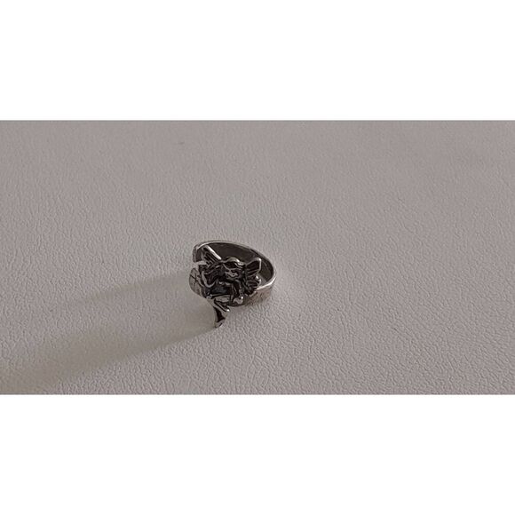 Pretty New .925 Sterling Silver Angel Adjustable Ear Cuff - Picture 1 of 2